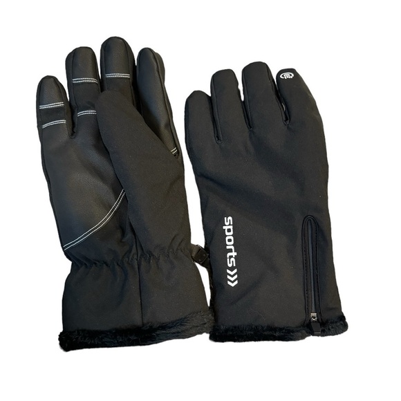 Sports Black Winter Gloves Women's size Large - Picture 2 of 4